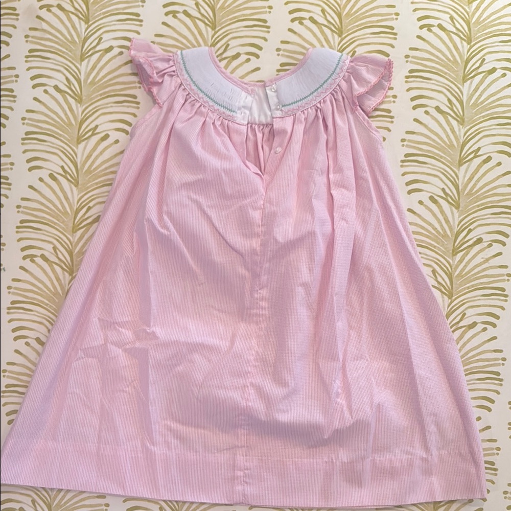 Pink Ruffled Kids Dress - Picture 5 of 5
